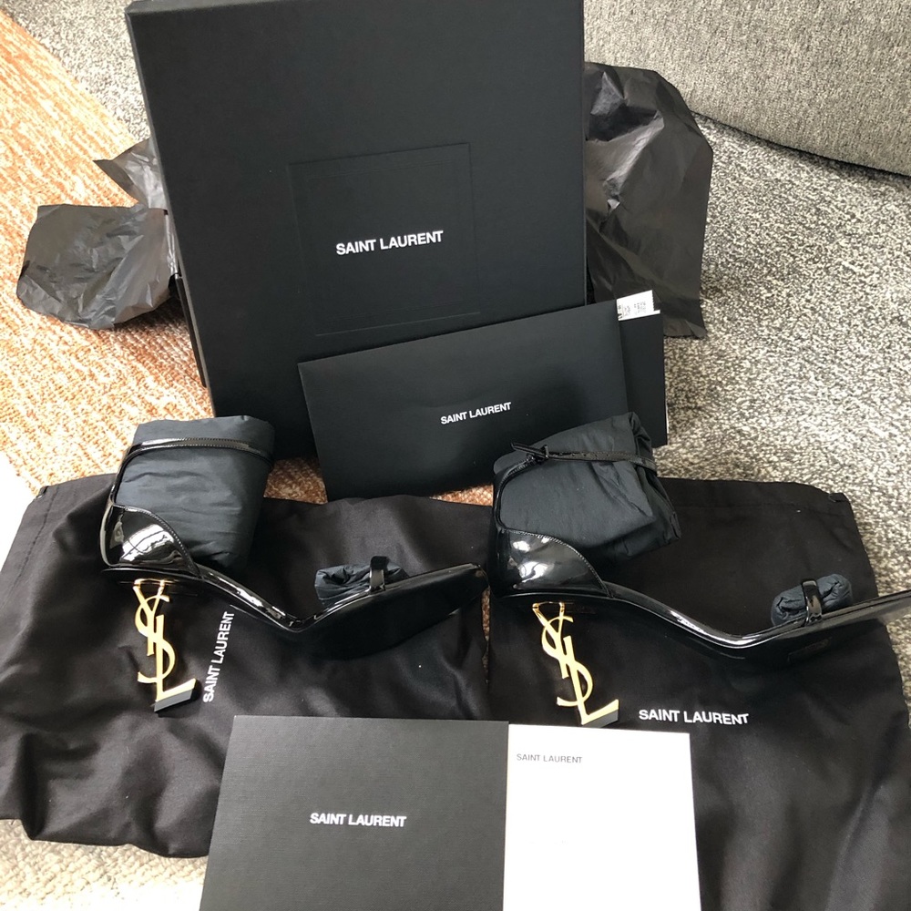 YSL Opyum 90mm sandals 39.5 NWT